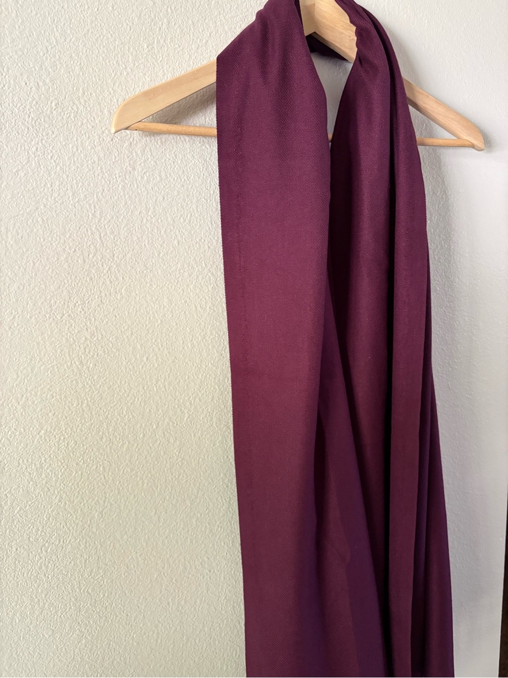 Plum Pashmina Scarf Cottagecore Shawl - Picture 2 of 4